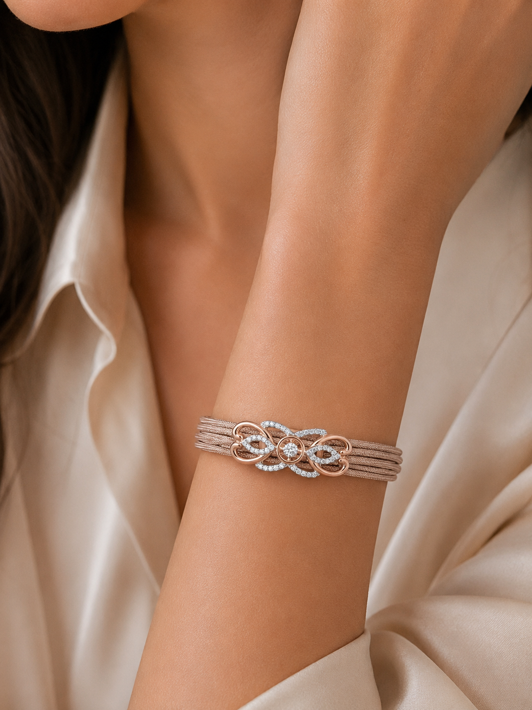 Infinity Grace Strap Bracelet