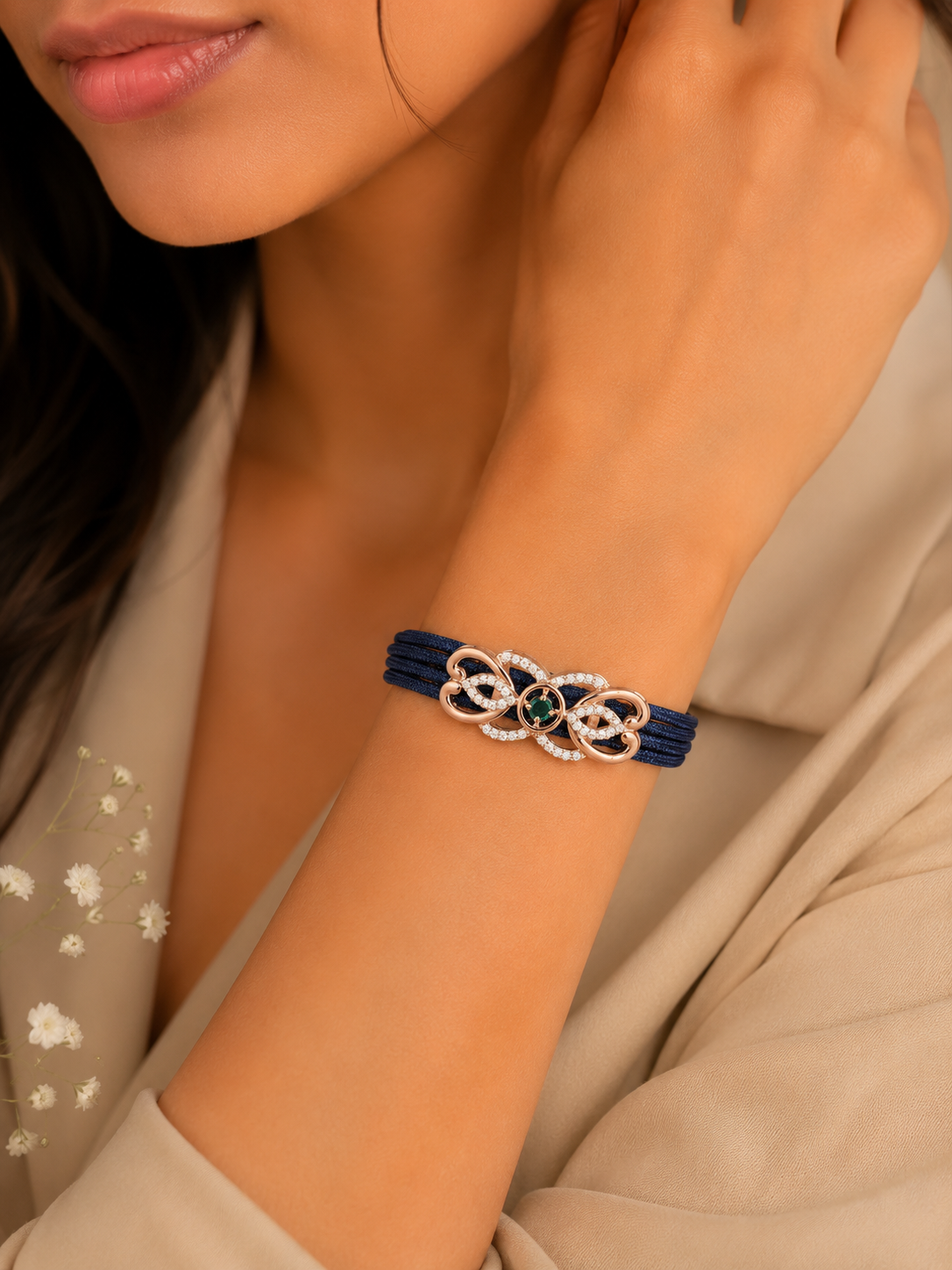 Verdant Whimsy Strap Bracelet