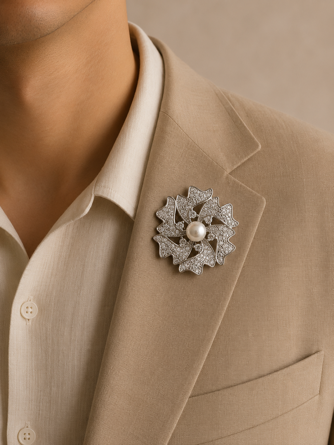 Pearl Bloom Brooch