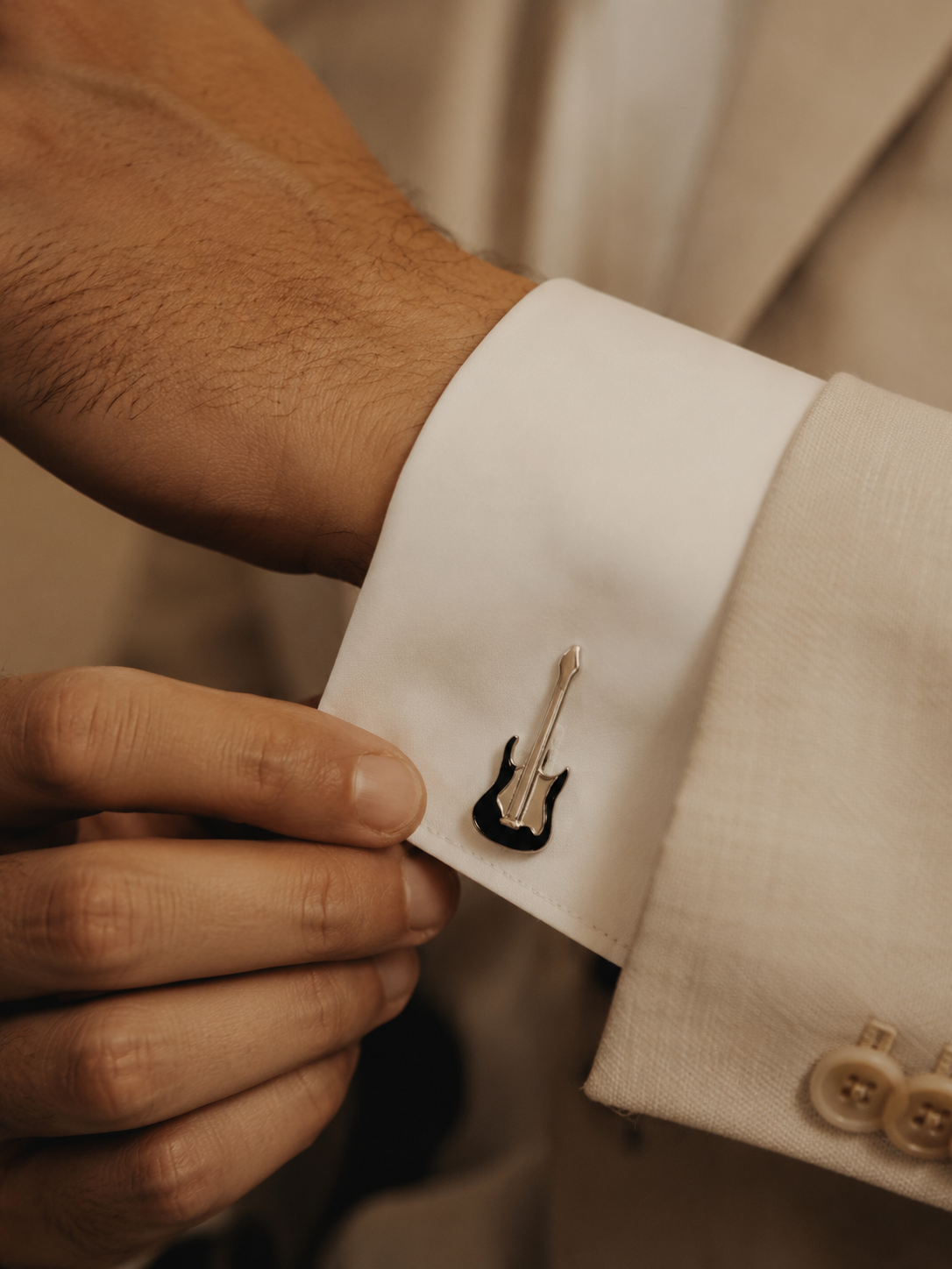 Maestro Guitar Cufflinks