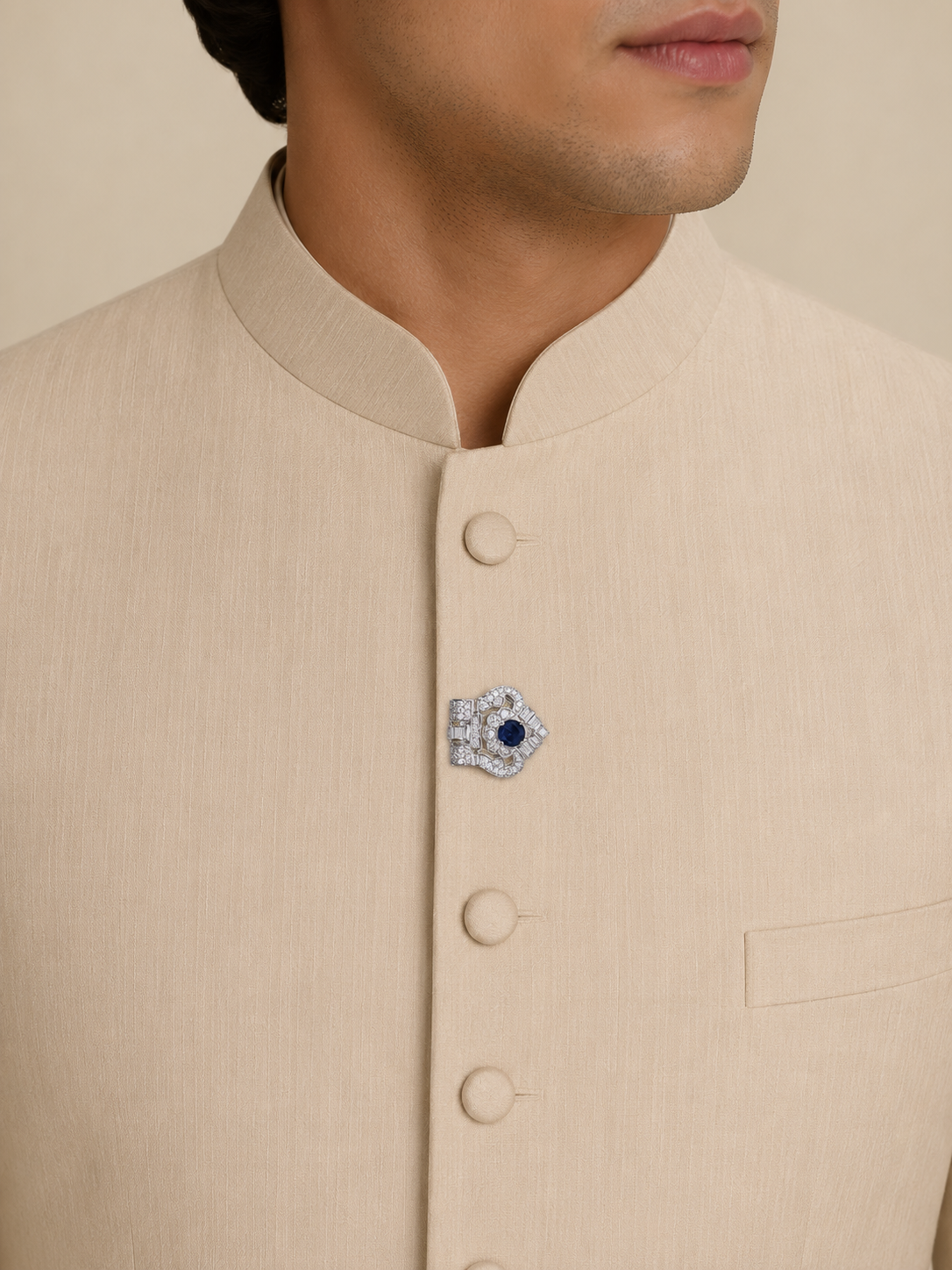 Regal Sapphire Button Covers