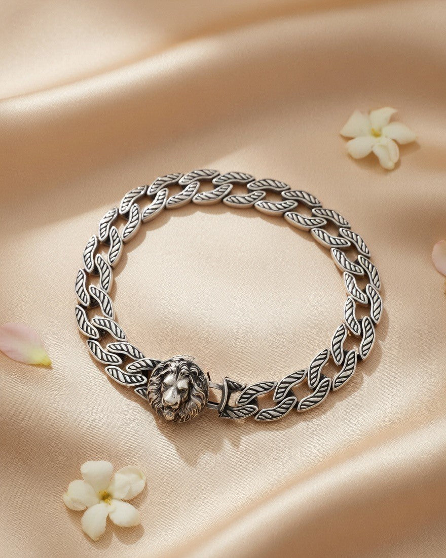SinghLink Oxidised Silver Bracelet