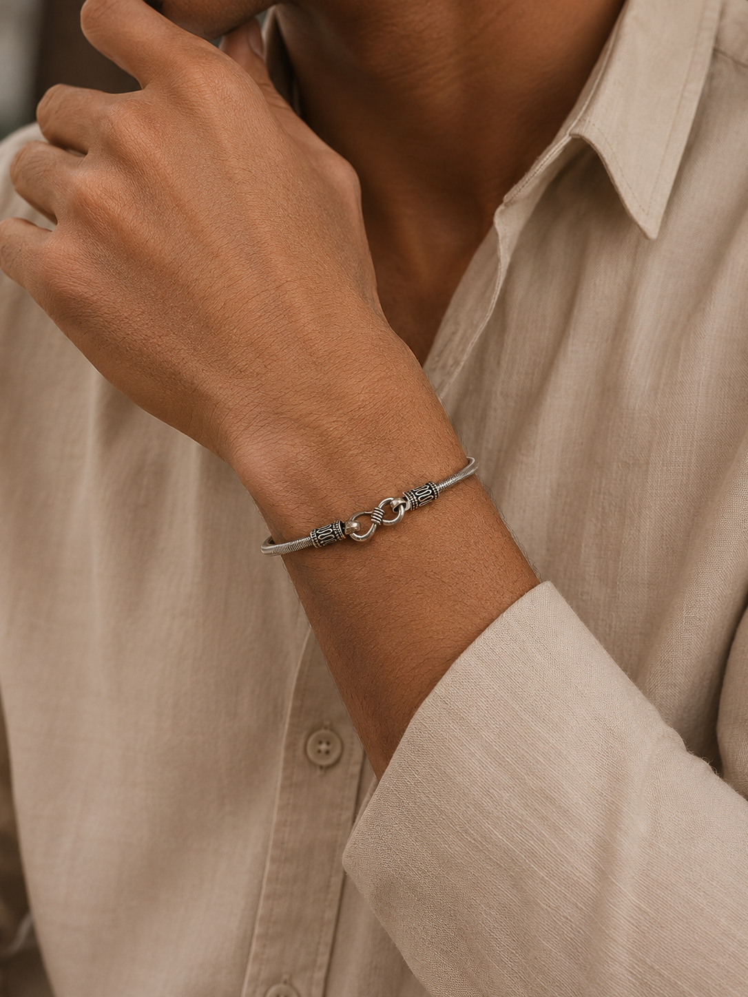 Serpentra Silver Bracelet