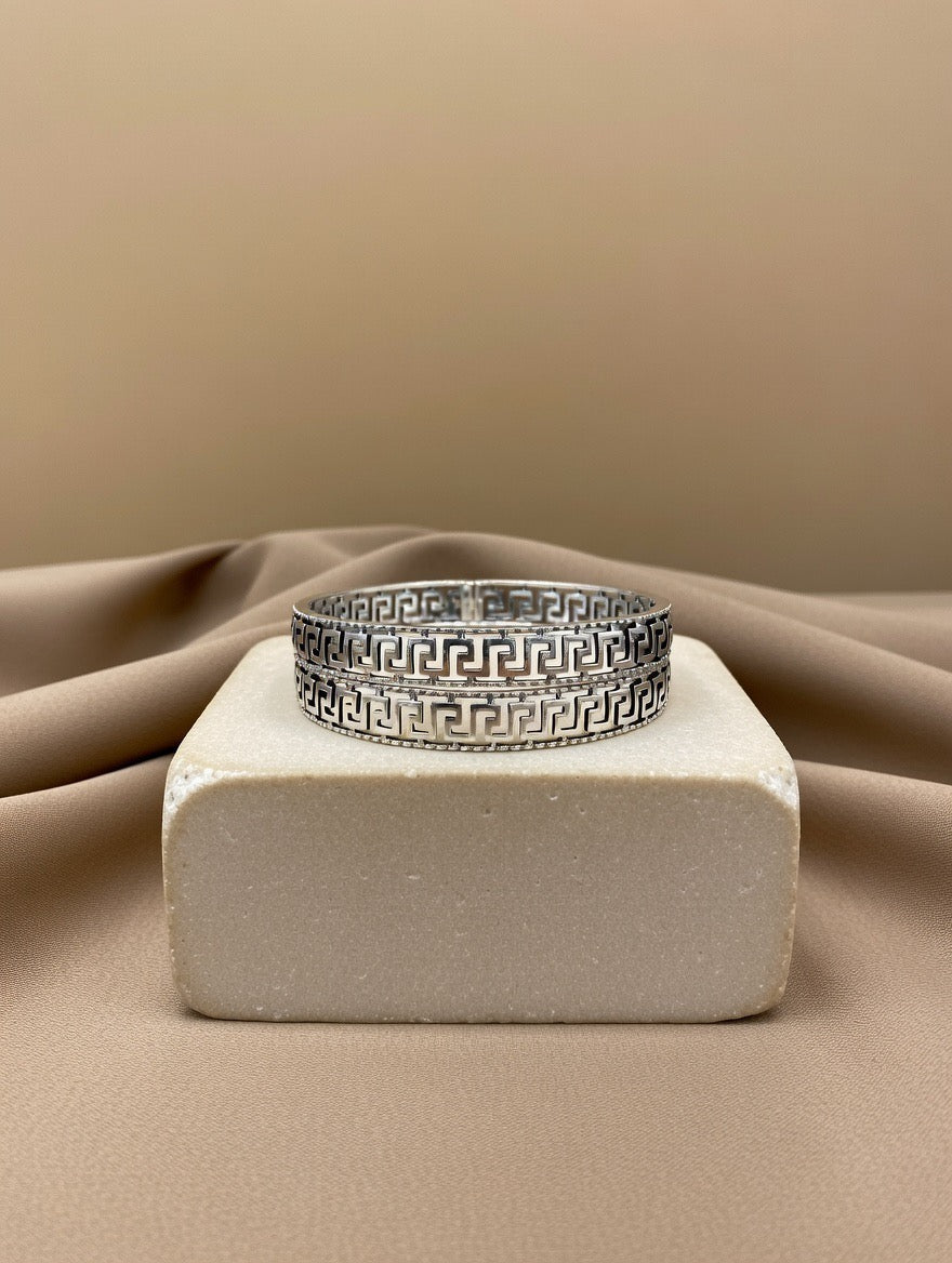 Geometric Rhythm Bangles