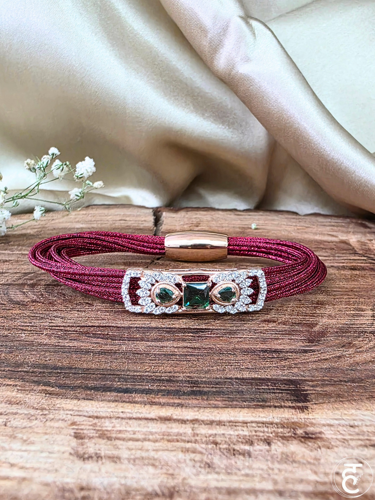 Emerald Royale Strap Bracelet