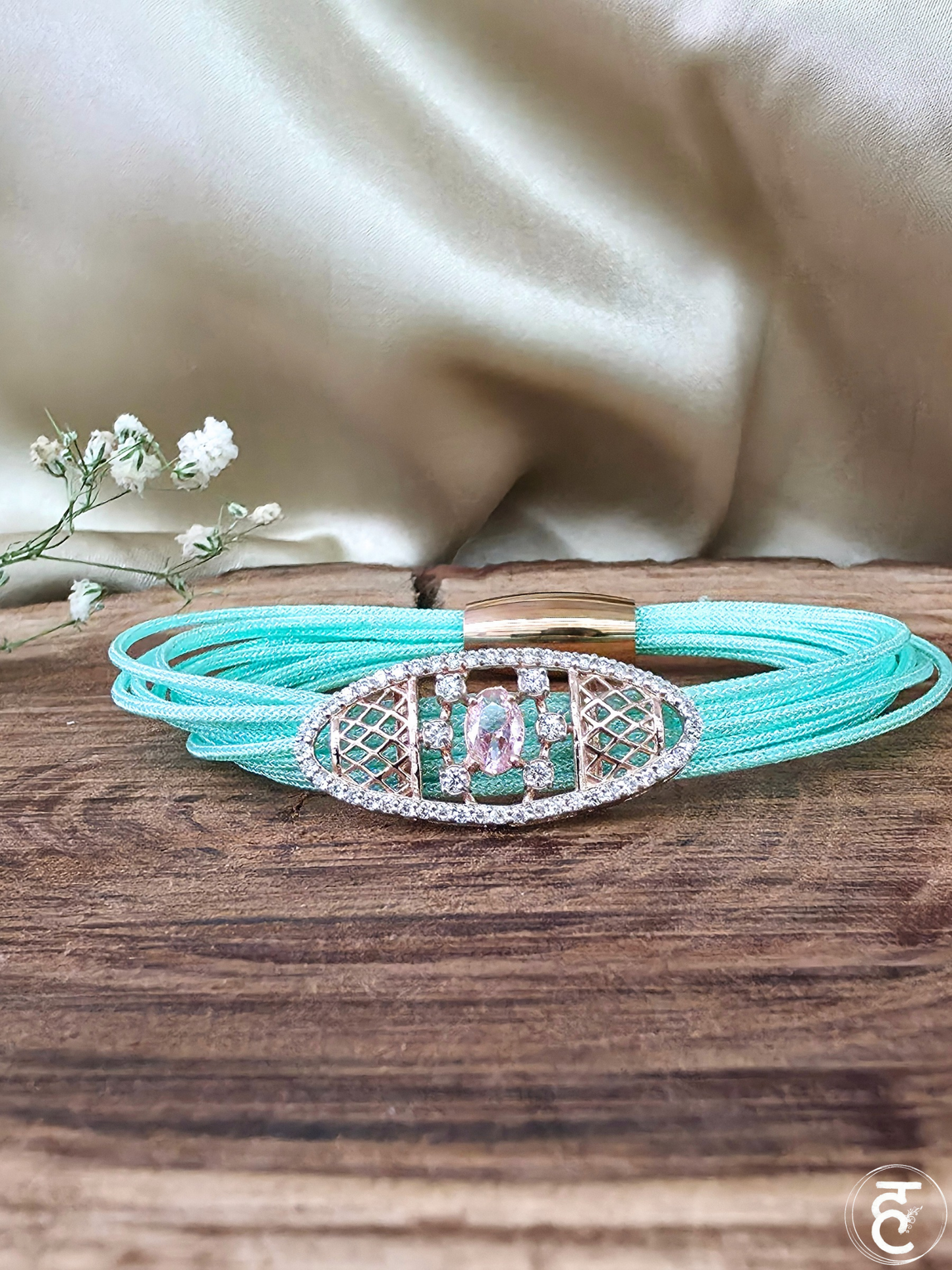 Blush Aura Strap Bracelet