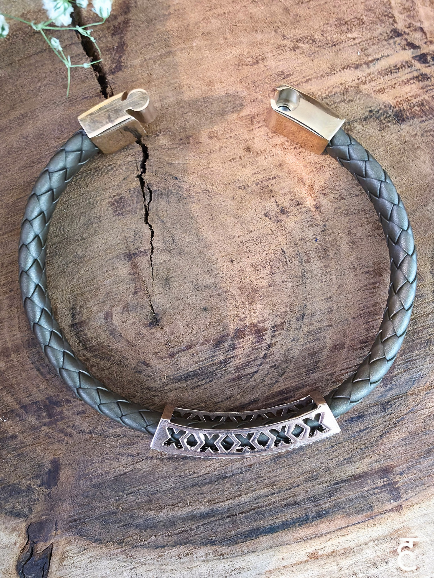 Sacred Om Strap Bracelet