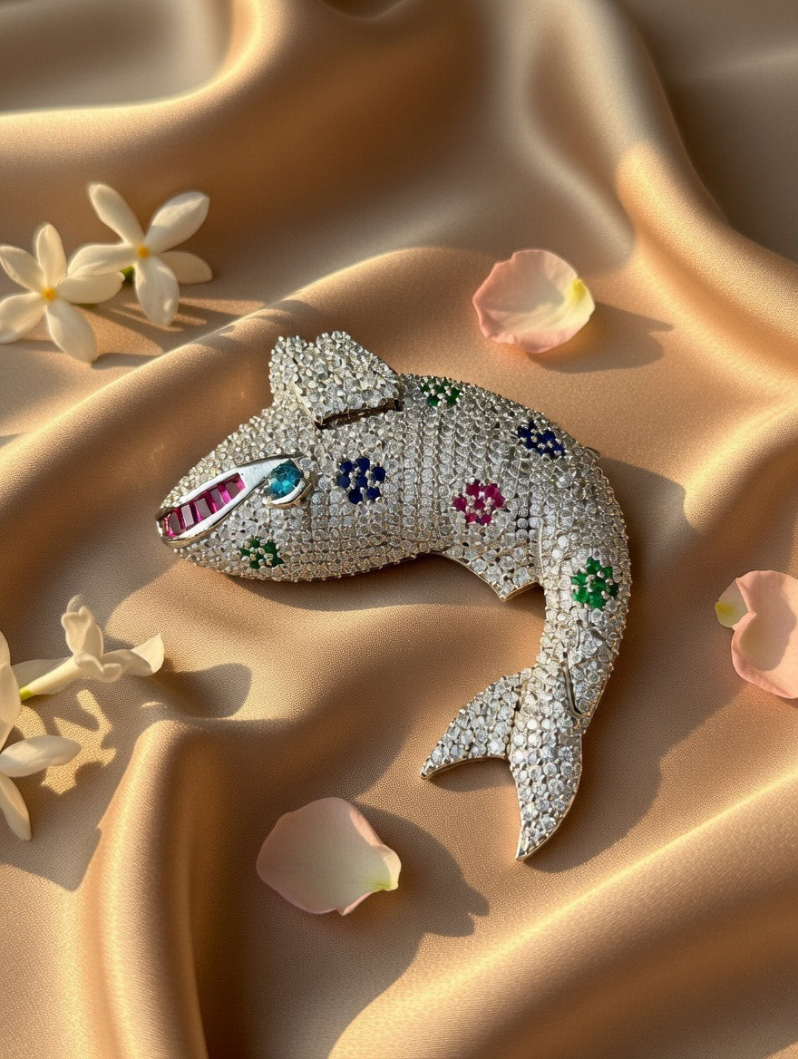 Handcrafted Oxidised Silver Brooches & Lapel Pins