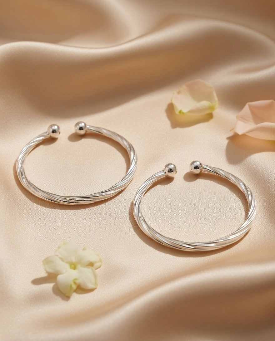 Handcrafted Oxidised Silver Child Bracelets