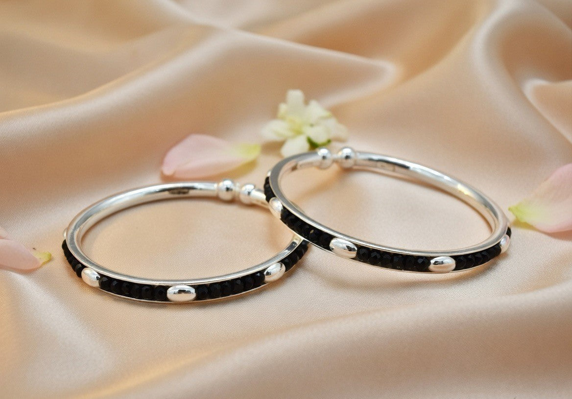 Handcrafted Oxidised Silver Child Bracelets