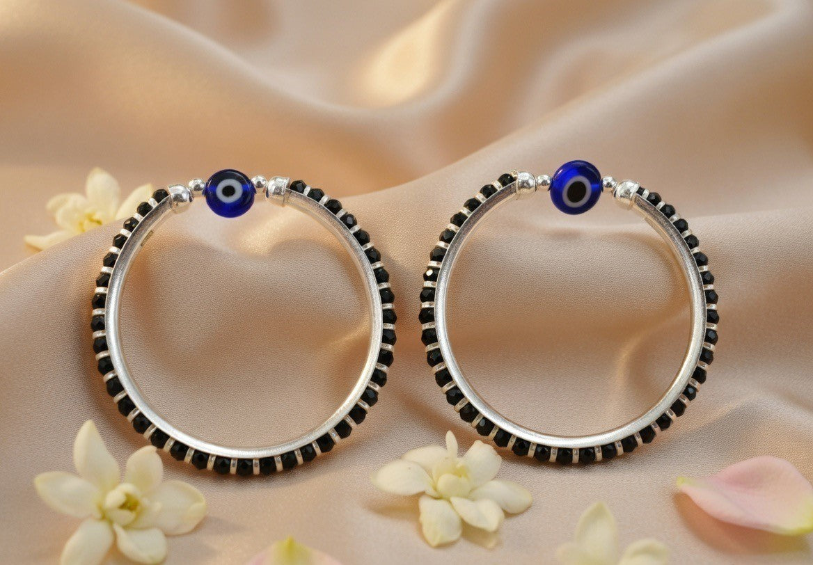 Handcrafted Oxidised Silver Child Bracelets