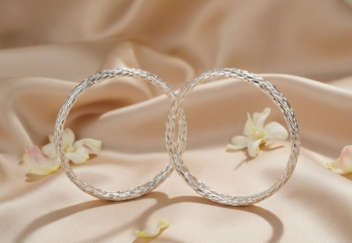 Handcrafted Oxidised Silver Child Bracelets