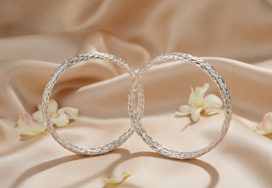 Handcrafted Oxidised Silver Child Bracelets
