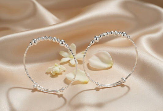 Handcrafted Oxidised Silver Child Bracelets