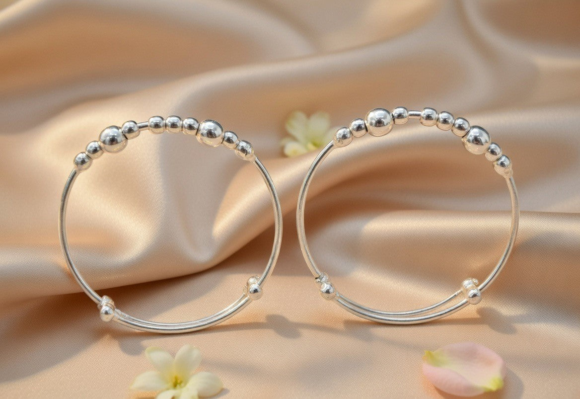 Handcrafted Oxidised Silver Child Bracelets
