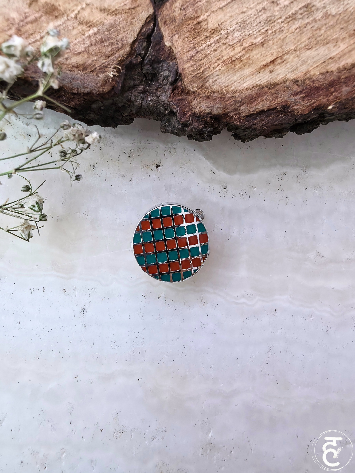 Mosaic Grid Button Covers