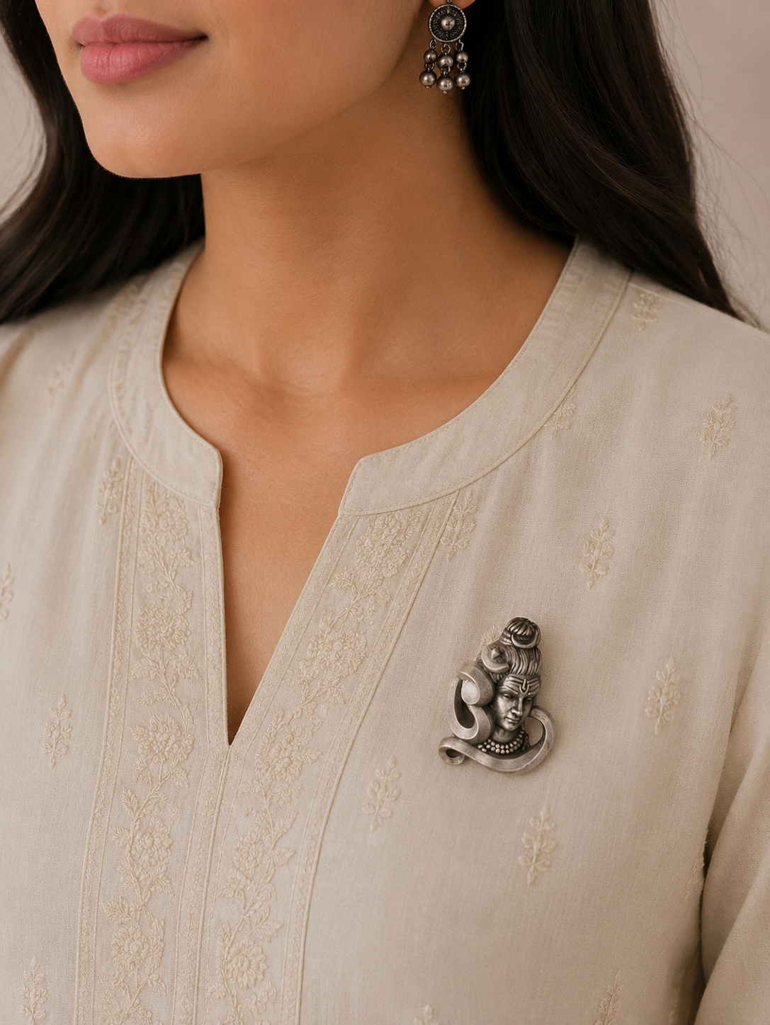 Mahadev Brooch