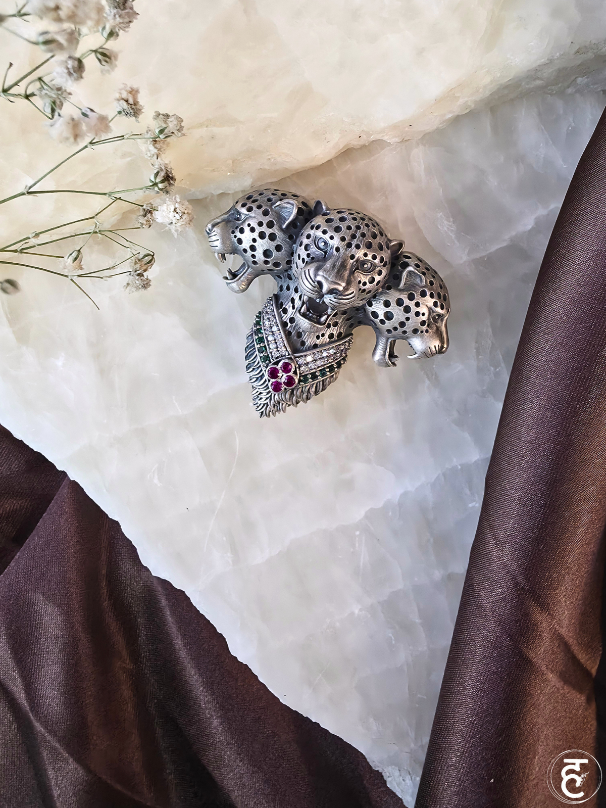 Handcrafted Oxidised Silver Brooches & Lapel Pins