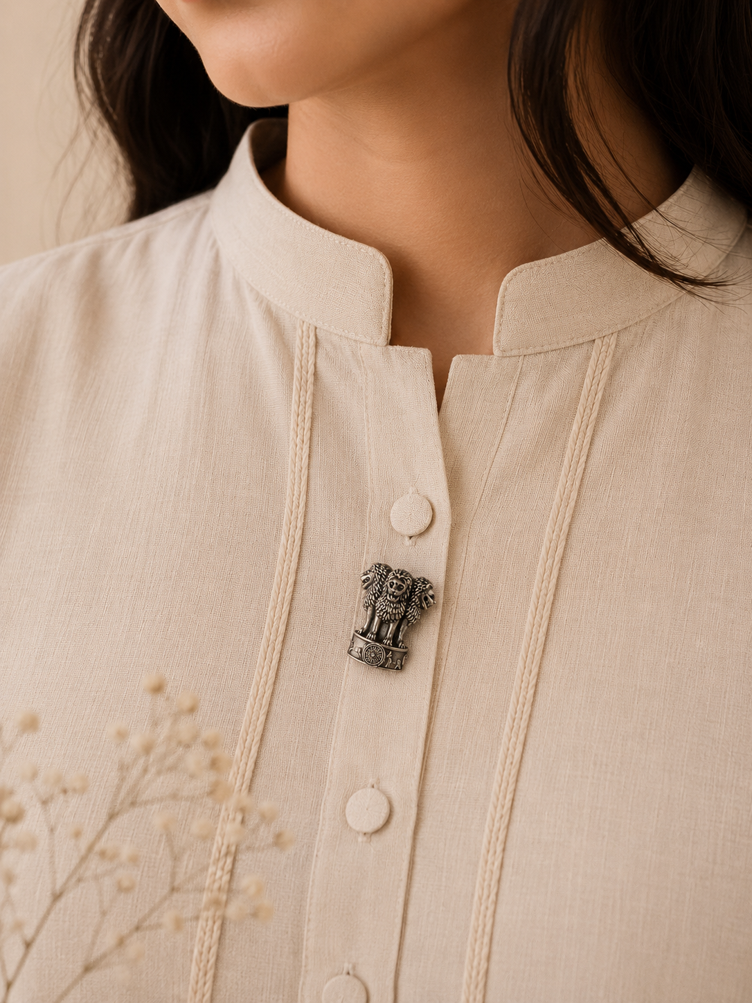 Ashoka Button Cover