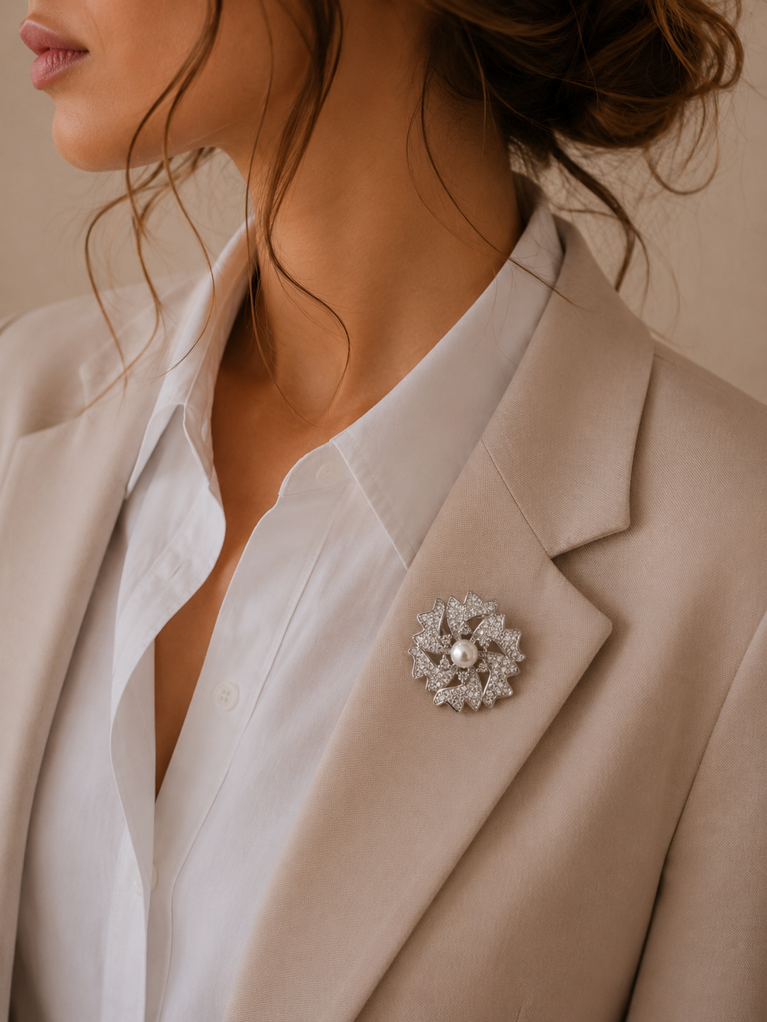 Pearl Bloom Brooch