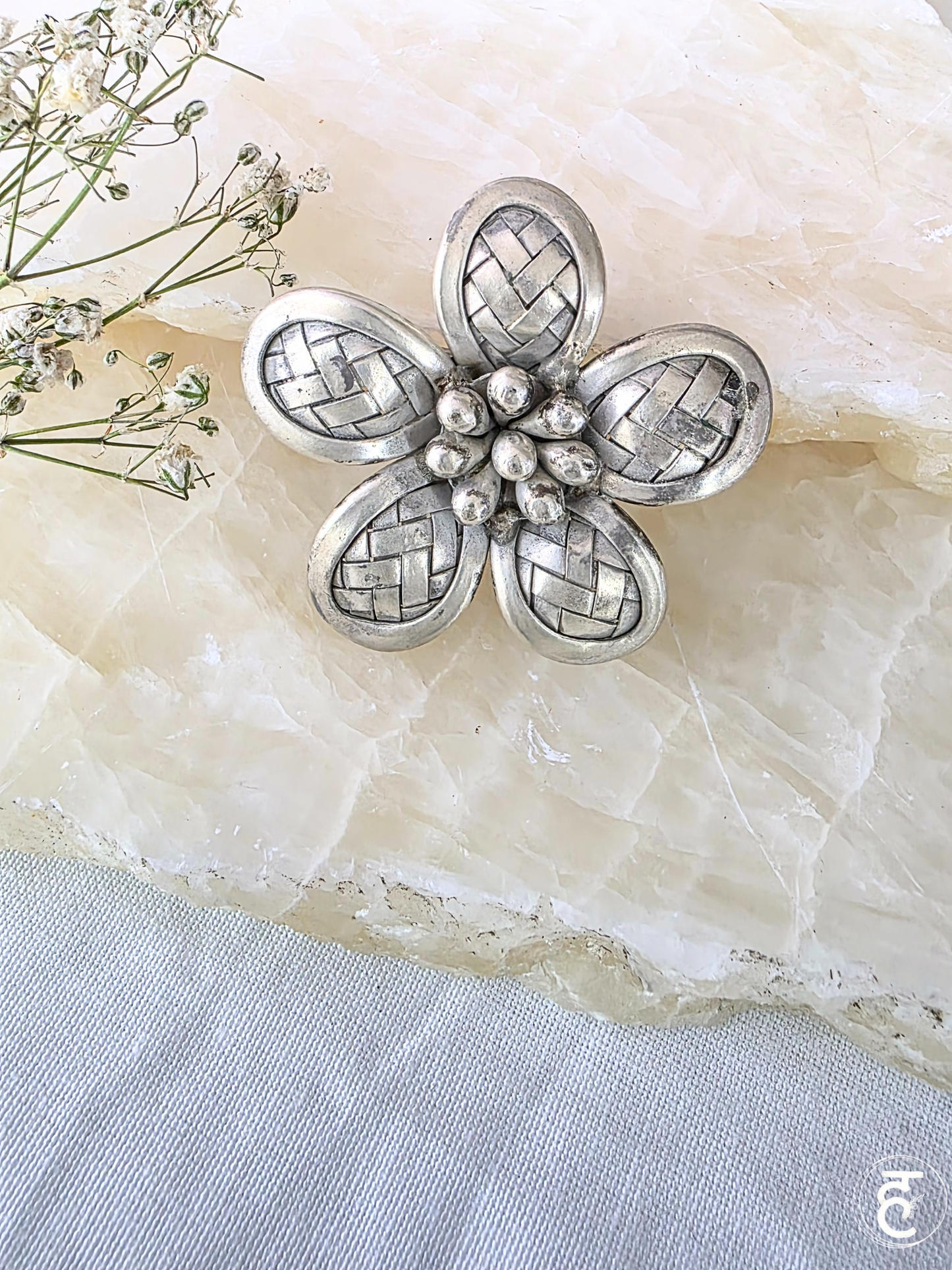 Handcrafted Oxidised Silver Brooches & Lapel Pins