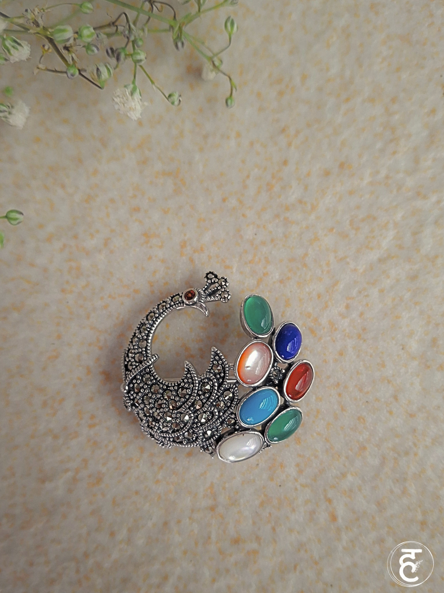 Handcrafted Oxidised Silver Brooches & Lapel Pins