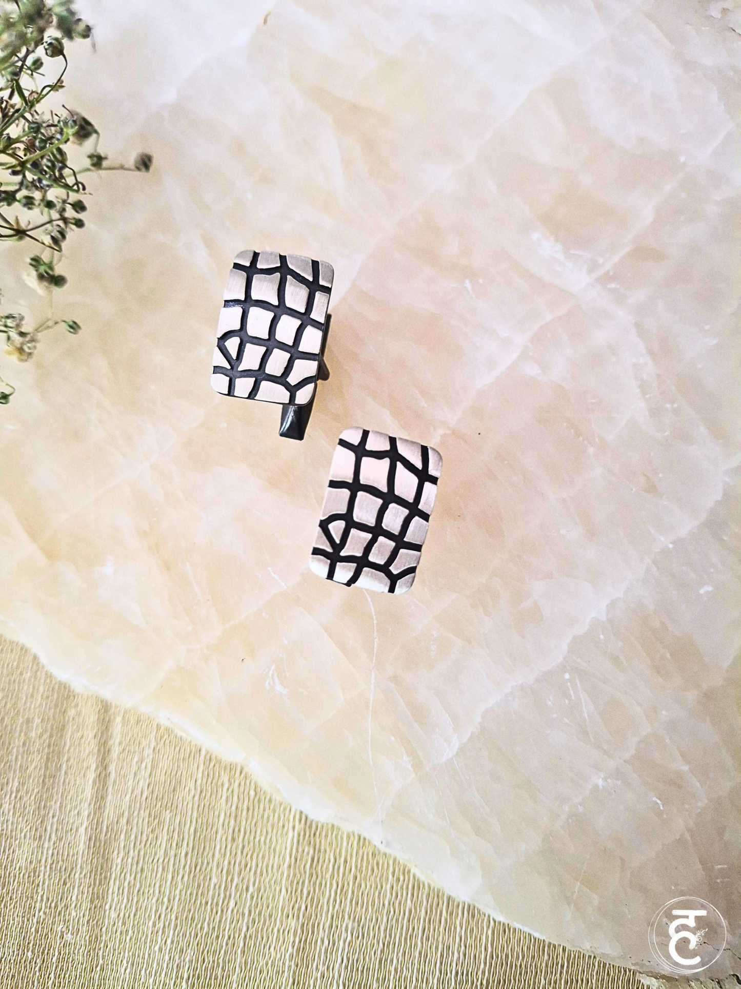 Terra Grid Cufflinks