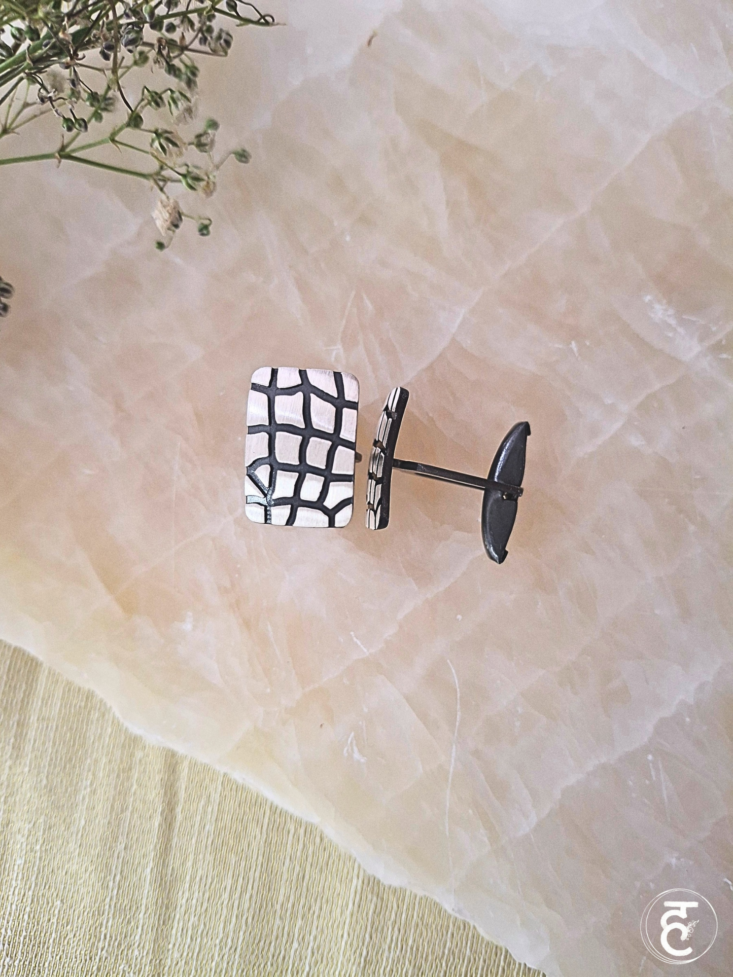 Terra Grid Cufflinks