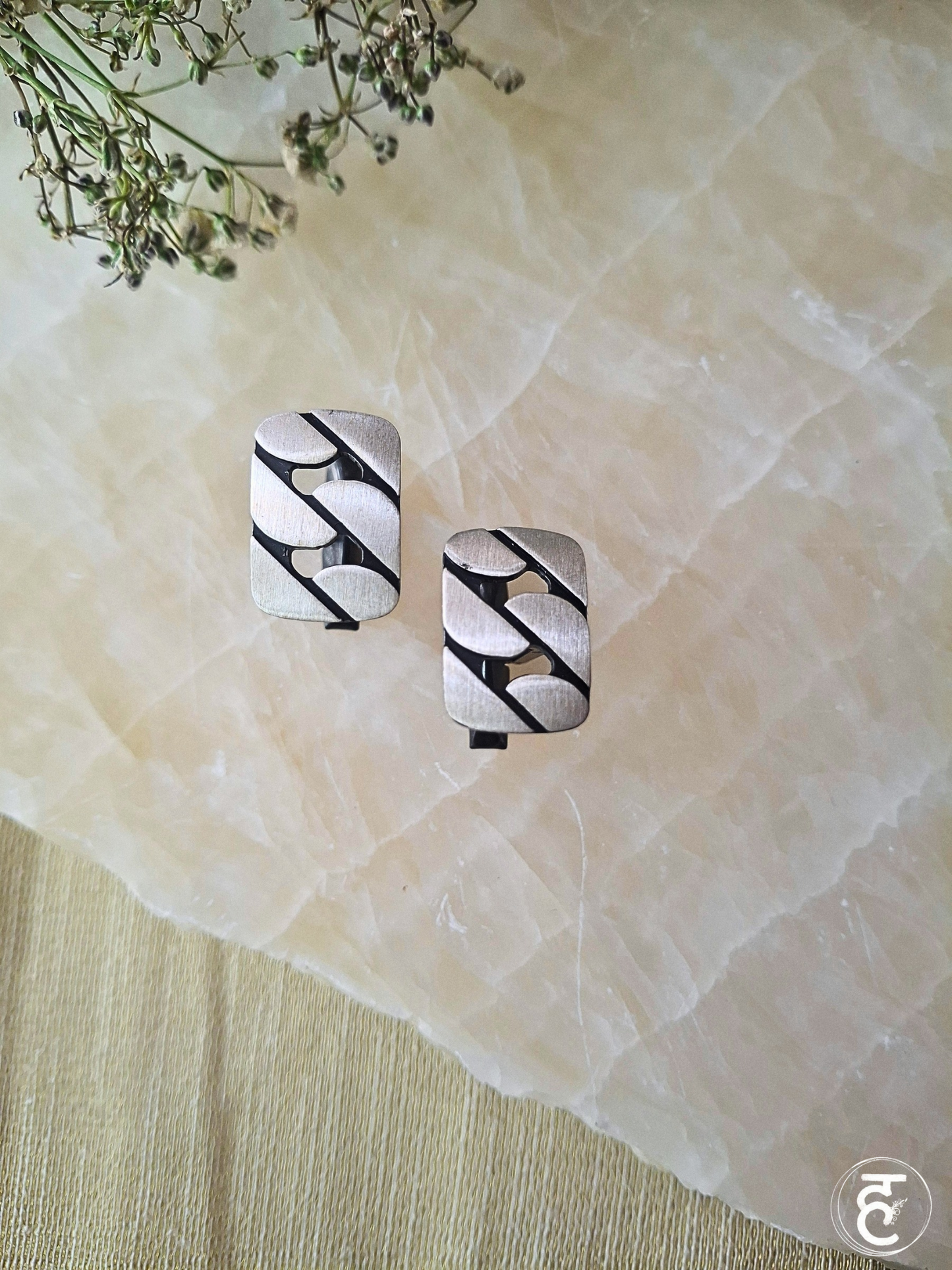 Strata Wave Cufflinks