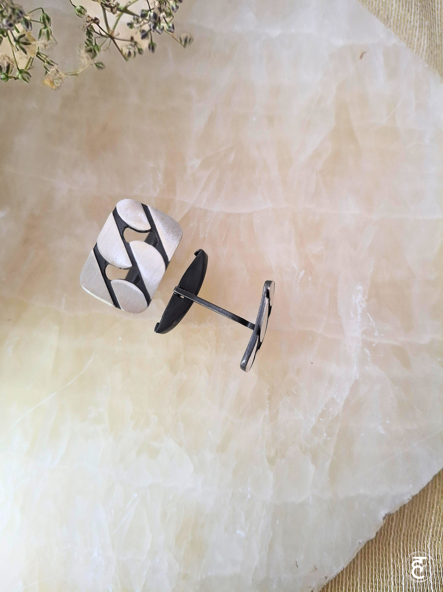 Strata Wave Cufflinks