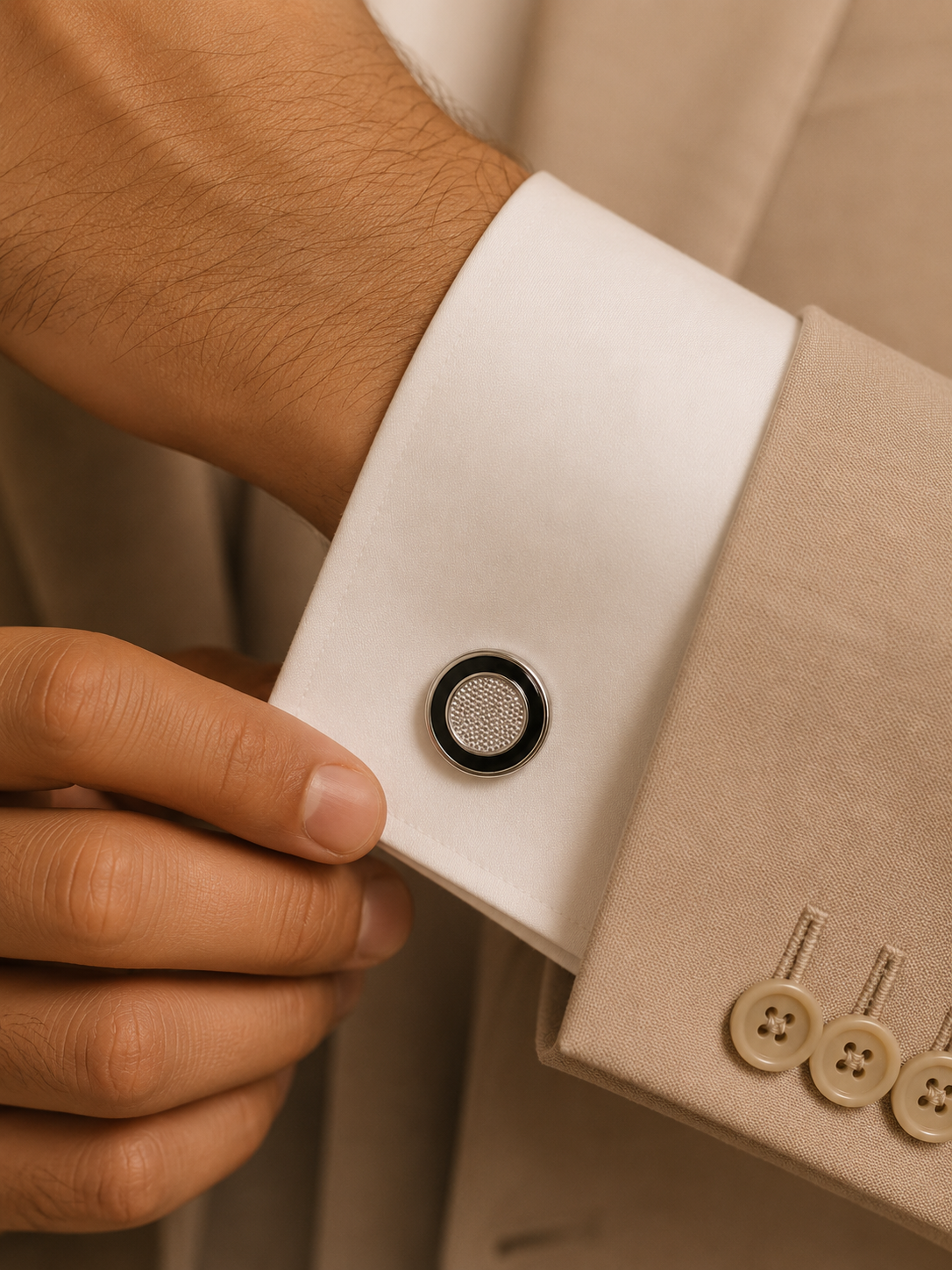 Noir Halo Cufflinks