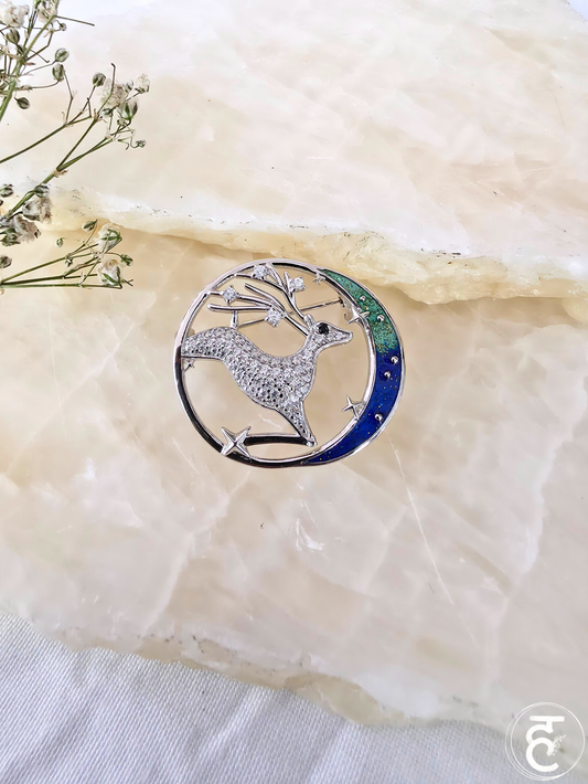 Handcrafted Oxidised Silver Brooches & Lapel Pins