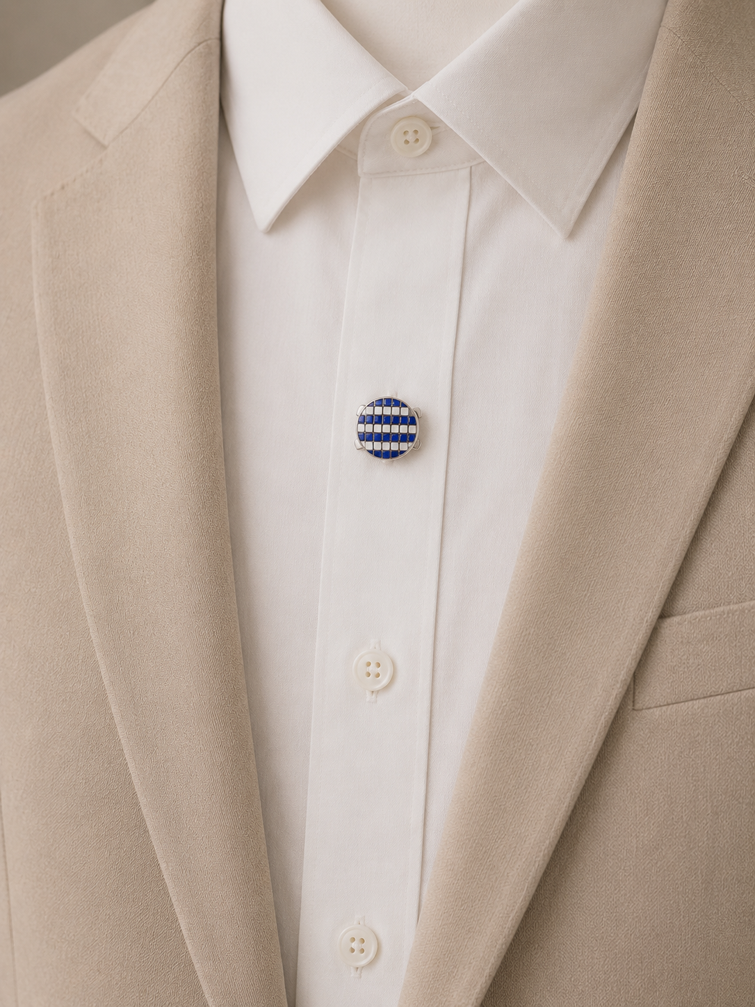 Mosaic Crest Button Covers