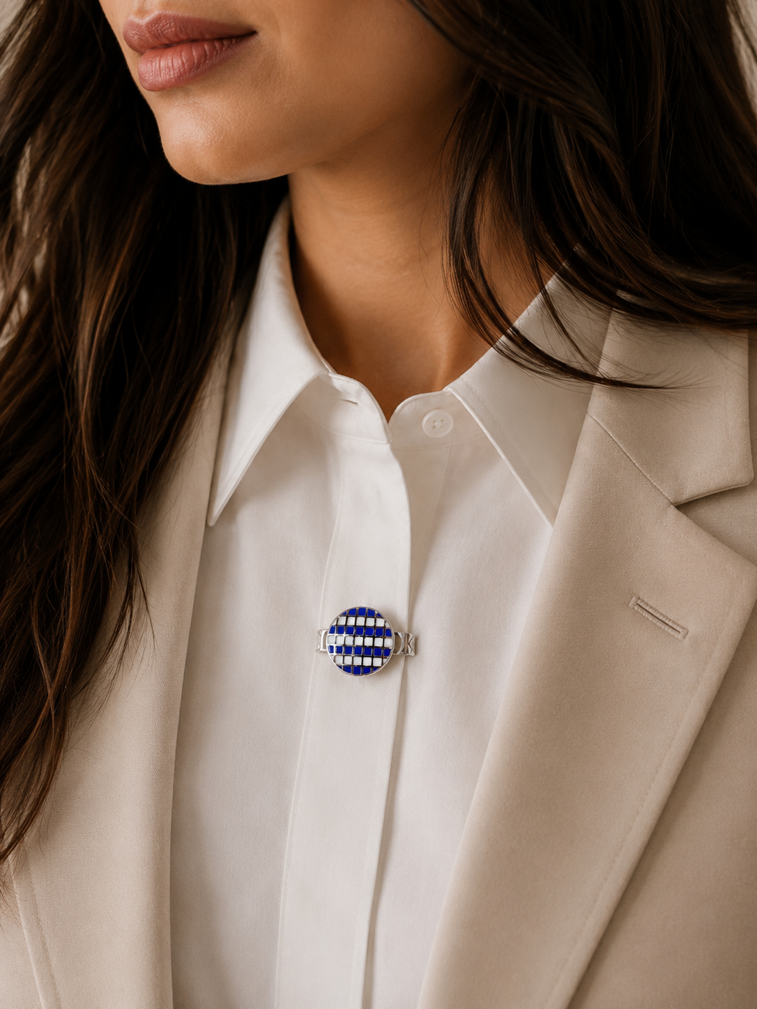 Mosaic Crest Button Covers