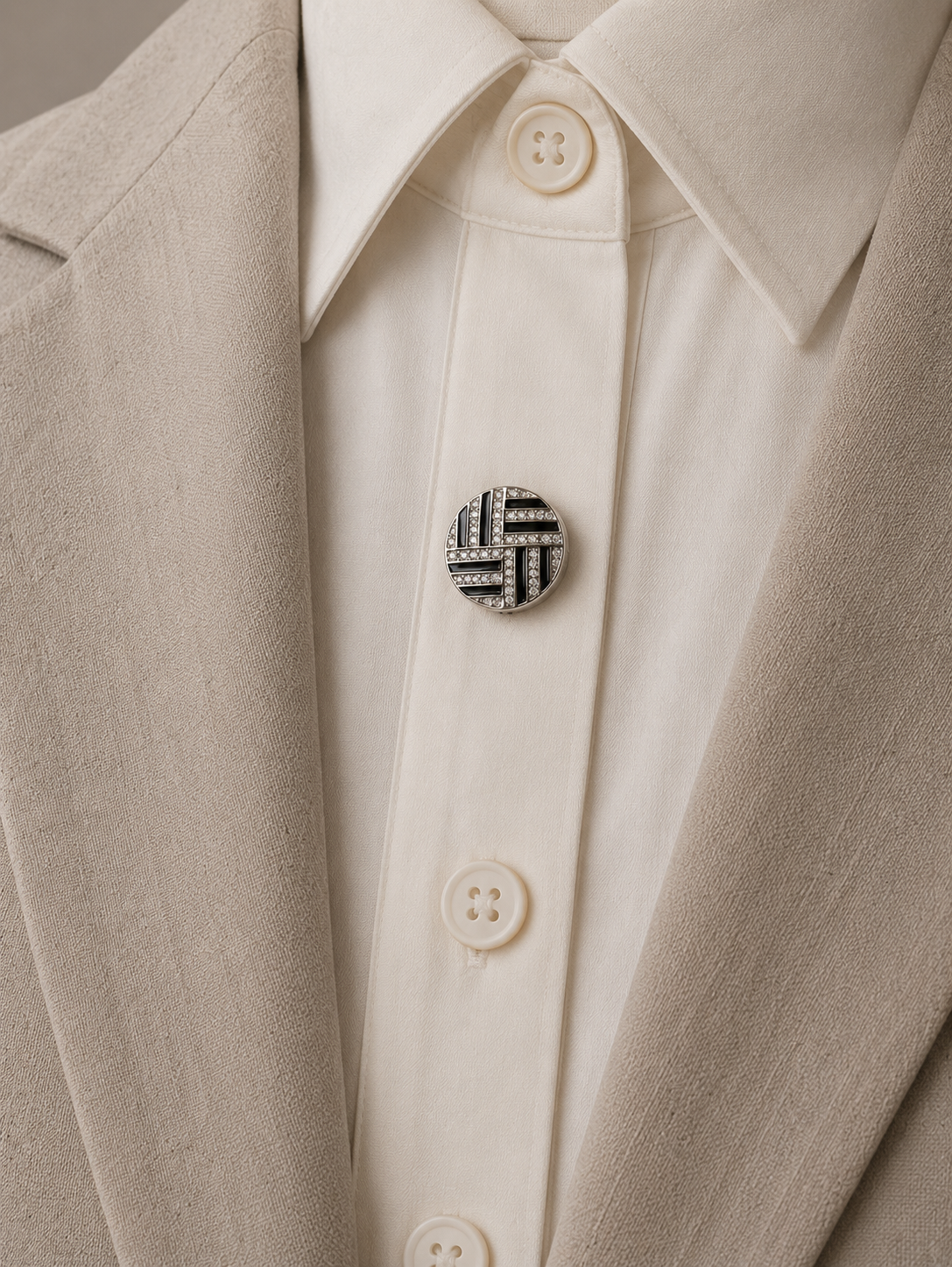 Monarch Weave Button Covers
