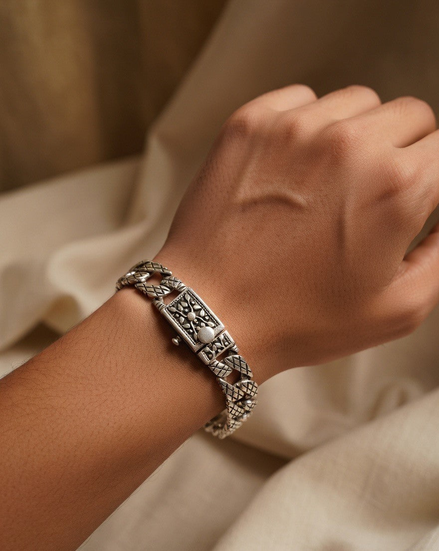 Imperial Craft Oxidised Silver Bracelet