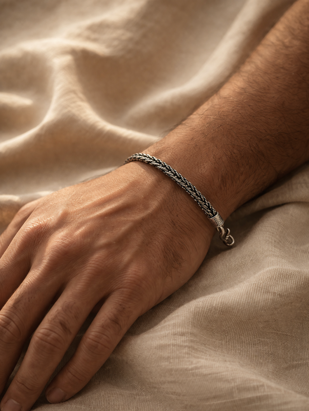 RopeLine Silver Bracelet