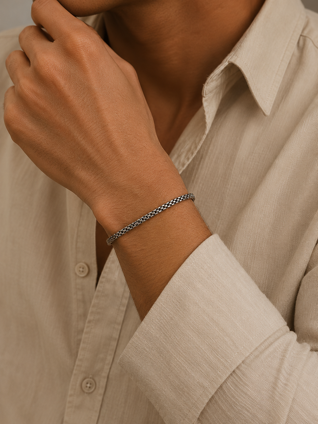 Vertex Box Chain Bracelet