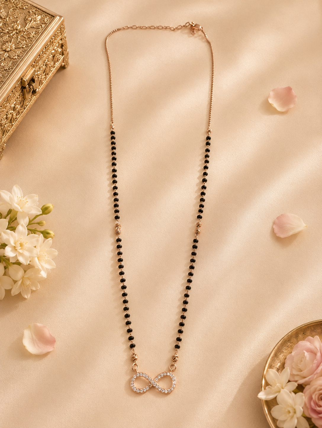 Handcrafted Oxidised Silver Mangalsutra