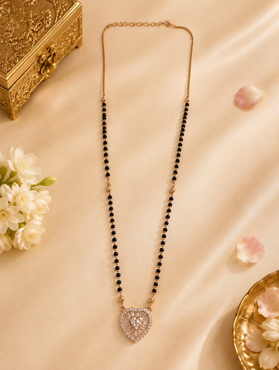 Handcrafted Oxidised Silver Mangalsutra
