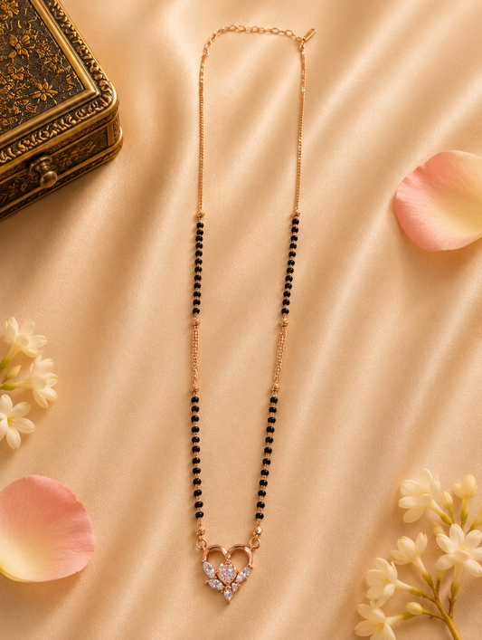 Handcrafted Oxidised Silver Mangalsutra