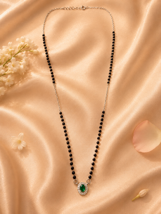 Emerald Radiance Diamond Mangalsutra