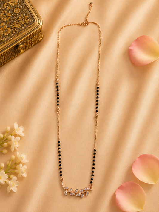 Handcrafted Oxidised Silver Mangalsutra