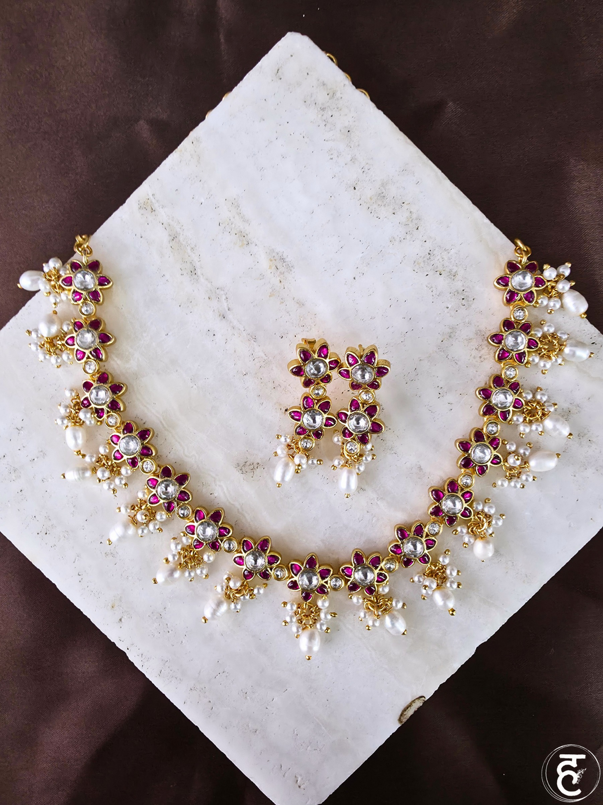Handcrafted Oxidised Silver Necklace Set