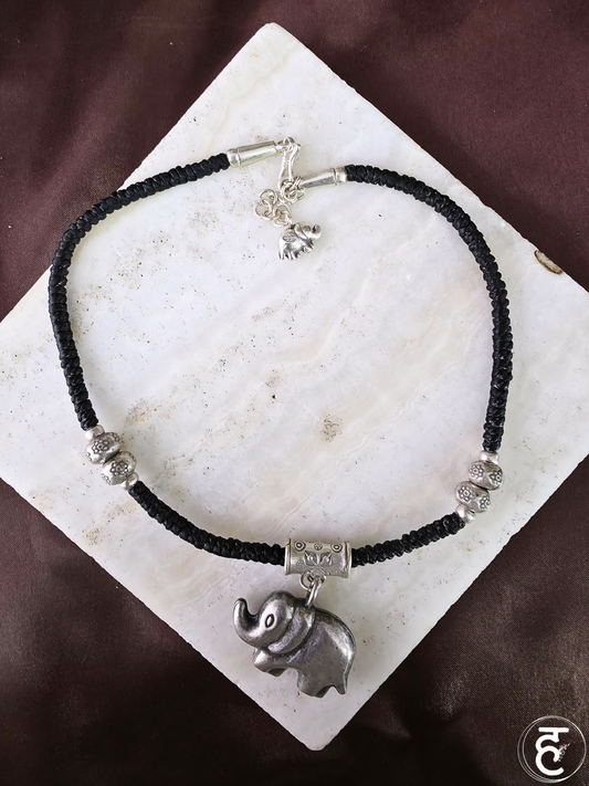 Handcrafted Oxidised Silver Necklace Set