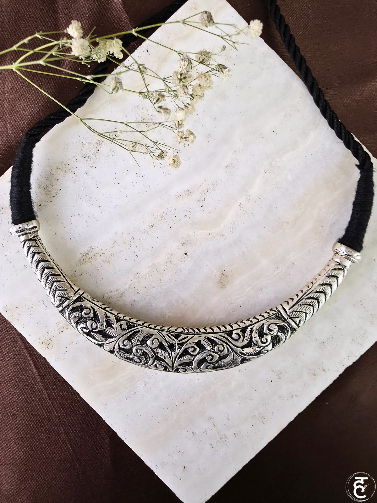 Mritika Silver Necklace