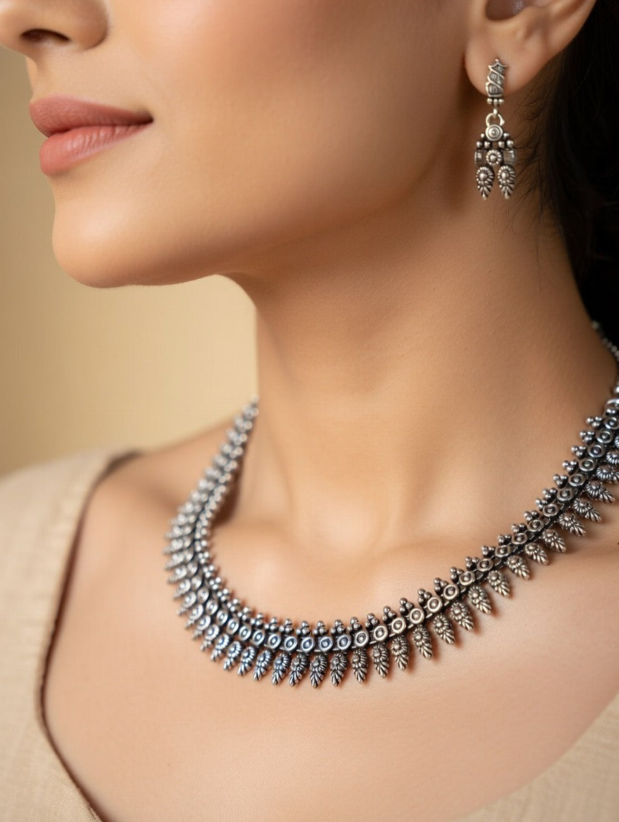 Tribal Sunburst Necklace Set