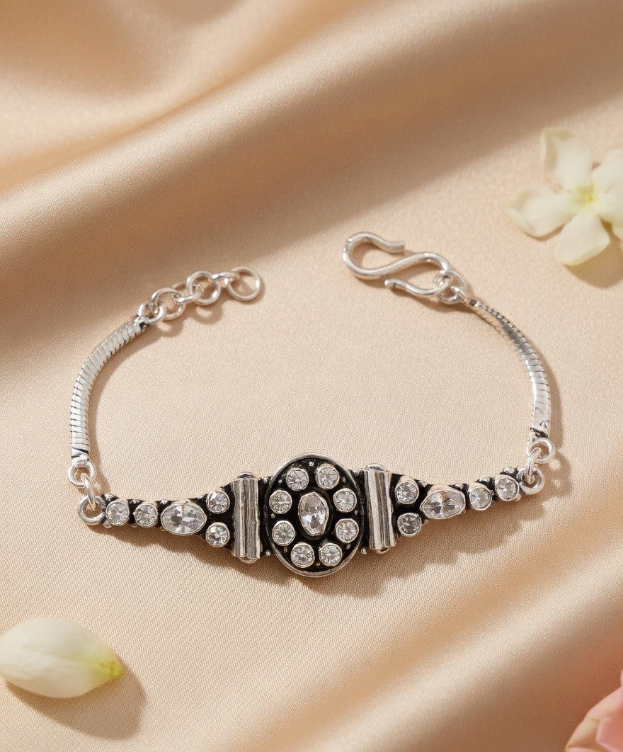 Chandrima Polki-Style Heritage Bracelet