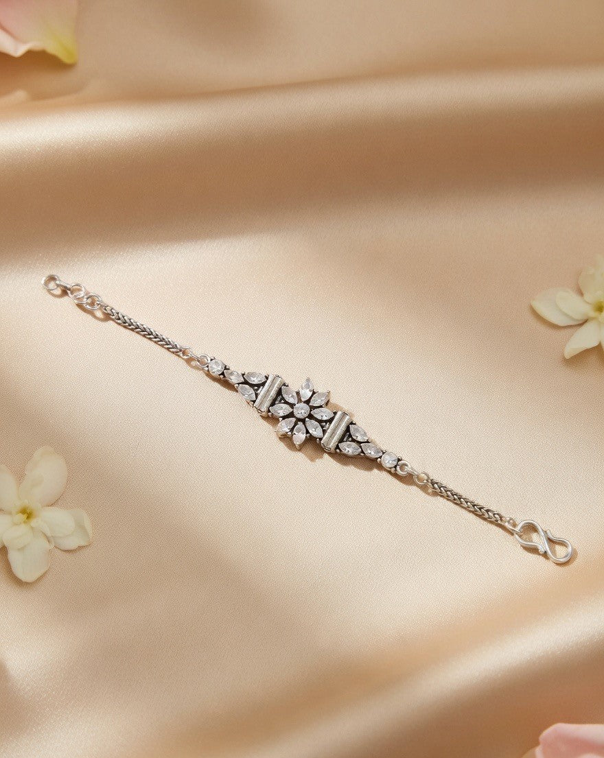 Pushpika Polki-Style Blossom Bracelet