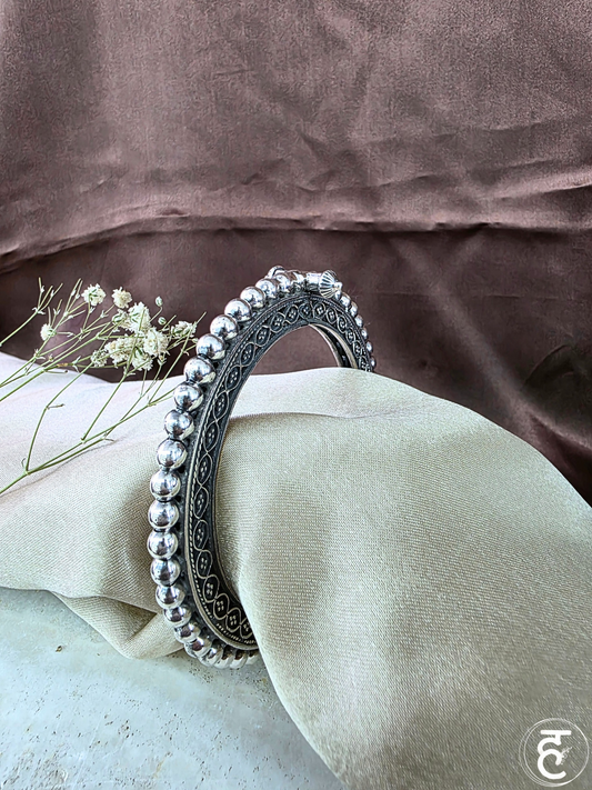 Handcrafted Oxidised Silver Bangles
